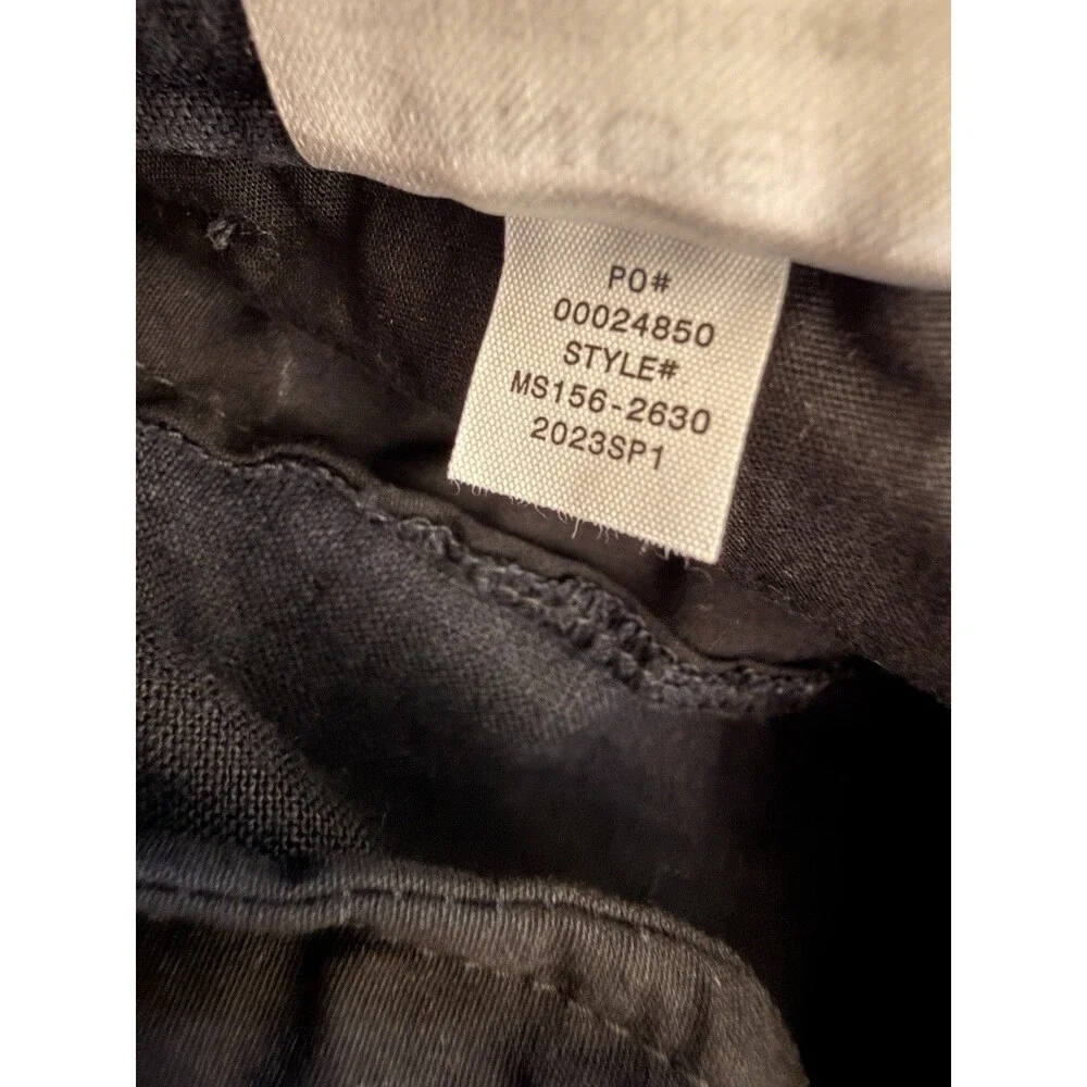 VINCE Classic Fit Owen Hemp Lightweight Navy Blue Pant Mens Sz M Elastic Waist